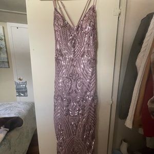 COPY - Rose Gold Midi Dress